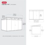 Keter Cortina 11ft 2  x 7ft 2  (3.4 x 2.2m) Storage Shed - Image 2