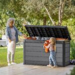 Keter Cortina 757 Litre (200 Gallon) Outdoor Storage Deck Box - Image 3