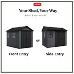 Keter Newton Plus 9ft 5  x 7ft 6  (2.9 x 2.3m) Storage Shed in 2 Configurations - Image 4