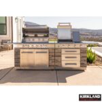 Kirkland Signature 12 Burner Large Island Gas Barbecue Grill + Cover