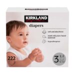 Kirkland Signature Nappies, Size 3, 222 Pack
