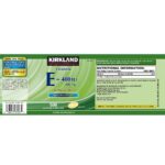 Kirkland Signature Vitamin E 268mg, 500 Softgel Capsules - Image 2