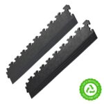 Klikflor RX500 7mm Recycled Garage Floor Bundle (495 x 495 x 7mm) - 52 Tiles and 5 Ramps in Black and Graphite 13m - Image 4