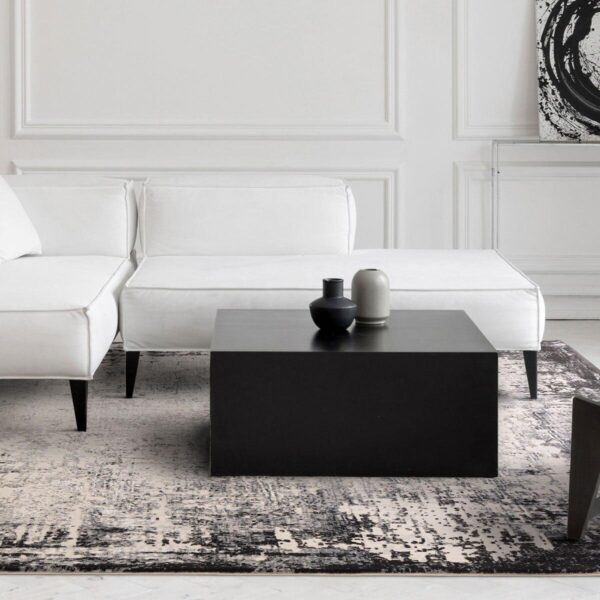 Kuza Border Grey Rug 72db243aa73b8714582e403d0efd8f54