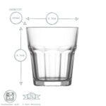 LAV 12 Piece Aras Glassware Set Highball Whisky Water Tumbler Glasses Clear - Image 4