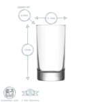 LAV 12x Ada Shot Glasses Contemporary Glass Shooter Tumblers 150ml Clear - Image 3