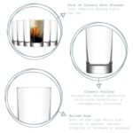 LAV 12x Ada Shot Glasses Contemporary Glass Shooter Tumblers 150ml Clear - Image 2