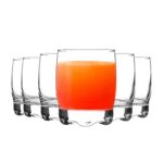 LAV 12x Adora Shot Glasses Contemporary Glass Shooter Tumblers 80ml Clear