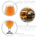 LAV 12x Angelina Tulip Beer Glasses Traditional Craft Ale Goblet with Stem 570ml - Image 2