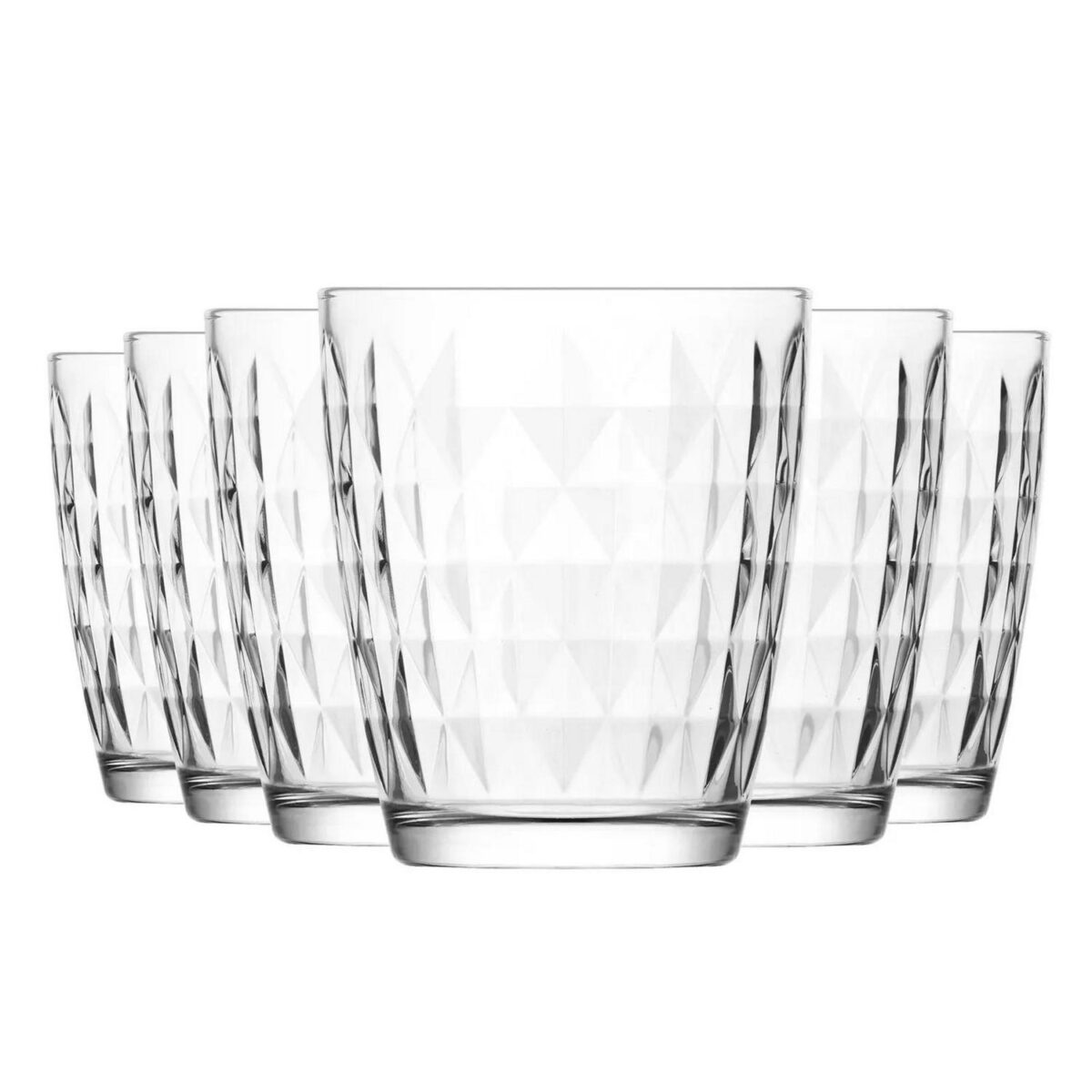 LAV 12x Artemis Water Glasses Whisky Juice Cocktail Tumblers 340ml Clear - Image 1