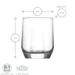 LAV 12x Diamond Shot Glasses Glass Shooter Tumblers 80ml Clear - Image 3