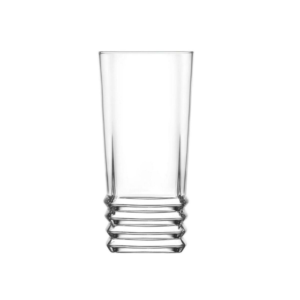 LAV 12x Elegan Highball Glasses Water Juice Cocktail Tumblers 370ml Clear - Image 4