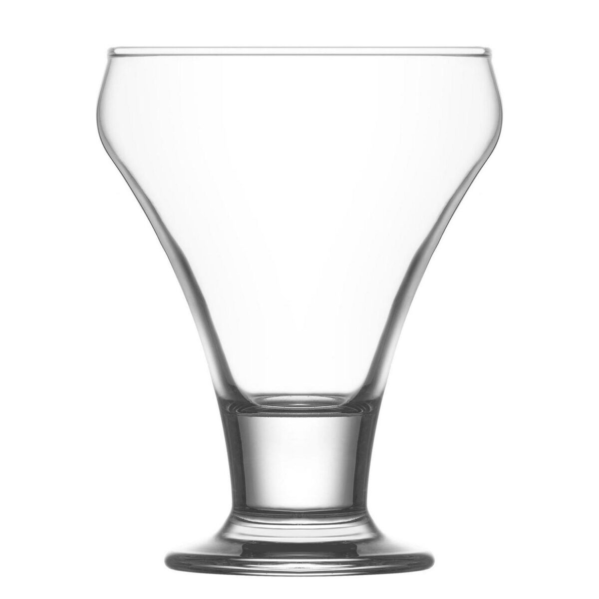 LAV 12x Frosty Ice Cream Bowls Dessert Serving Glasses 9cm Clear - Image 4