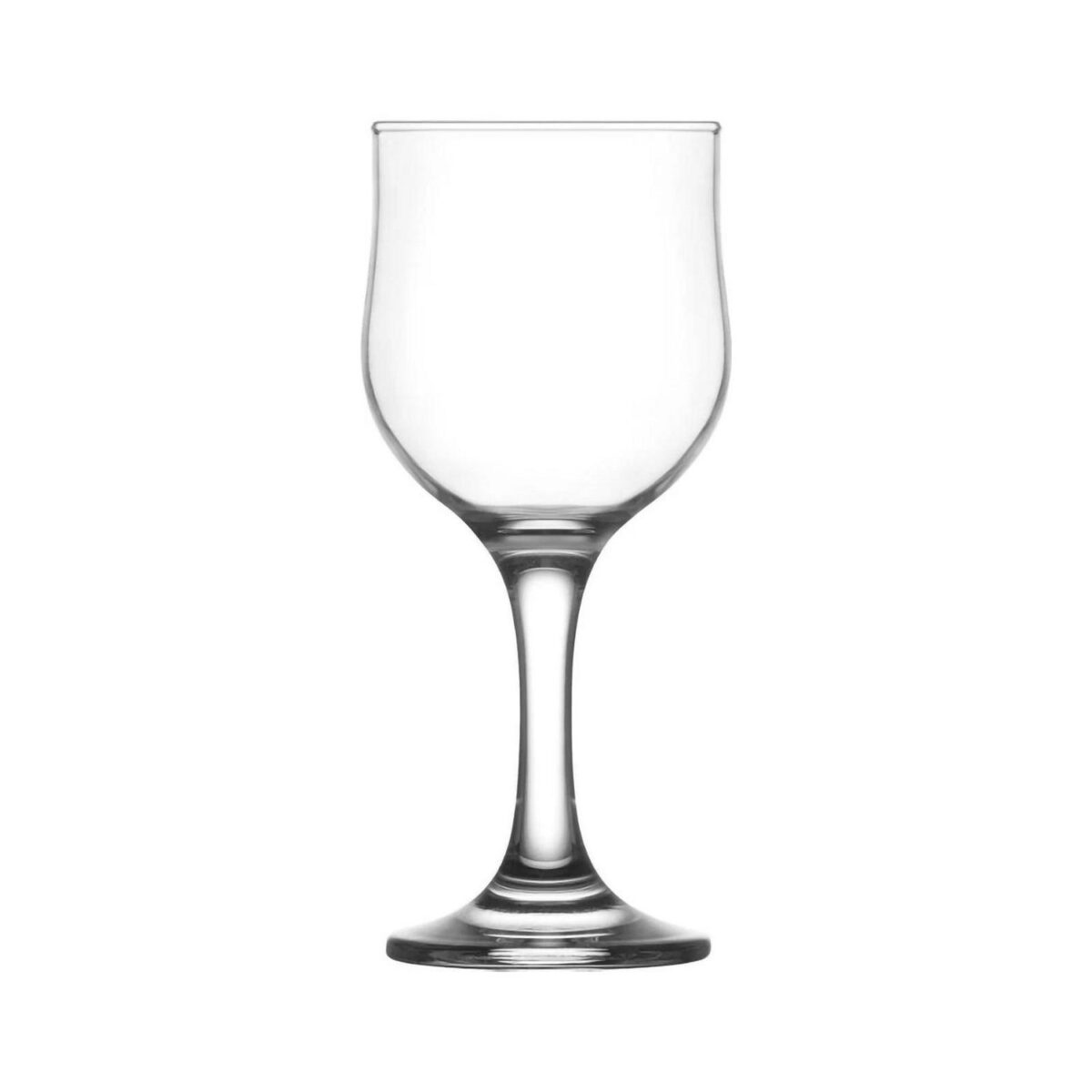 LAV 12x Nevakar Wine Glasses Vintage Stemware Goblets 240ml Clear - Image 4