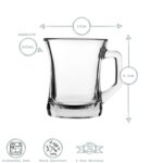 LAV 12x Zen+ Glass Coffee Mugs Modern Heat Resistant Glass Teacups 225ml - Image 3