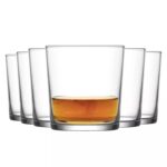 LAV 6x Bodega Water Glasses Whisky Juice Cocktail Tumblers 345ml Clear