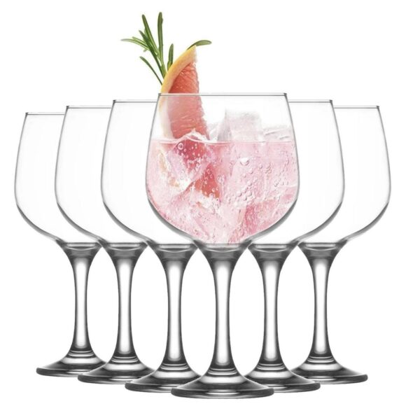LAV 6x Combinato Gin Glasses Spanish Copa da Balon Cocktail Goblets 730ml Clear