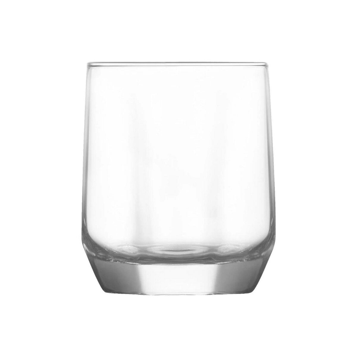 LAV 6x Diamond Whisky Glasses Water Juice Cocktail Tumblers 215ml Clear - Image 4