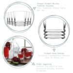 LAV 6x Elegan Whisky Glasses Water Juice Cocktail Tumblers 315ml Clear - Image 2