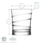 LAV 6x Ring Shot Glasses Glass Shooter Tumblers 65ml Clear - Image 3