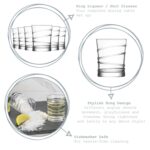 LAV 6x Ring Shot Glasses Glass Shooter Tumblers 65ml Clear - Image 2