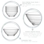 LAV Derin Glass Serving Bowl Kitchen Mixing Dishes 11cm Clear - Image 2