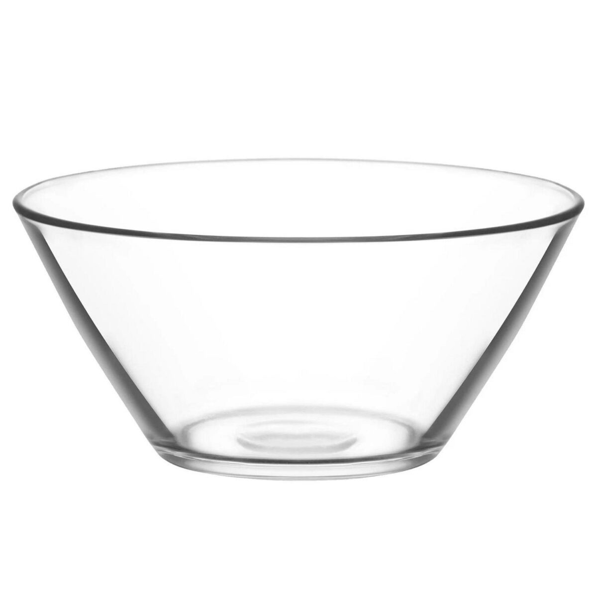 LAV Vega Glass Serving Bowl Kitchen Mixing Dishes 22.5cm Clear - Image 1