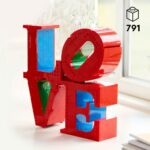 LEGO Art LOVE Sculpture - Model 31214 (18+ Years) - Image 3