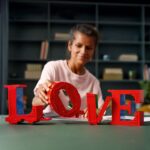 LEGO Art LOVE Sculpture - Model 31214 (18+ Years) - Image 5