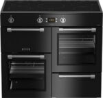 LEISURE Cookmaster CK100D210K Electric Induction Range Cooker - Black