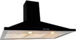 LEISURE HP92PK Chimney Cooker Hood - Black - Image 2