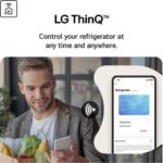 LG InstaView GSXE91BSAD American-Style Smart Fridge Freezer - Brushed Steel - Image 9