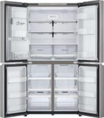 LG NatureFRESH GML960PYFE Slim American-Style Fridge Freezer - Prime Silver - Image 8