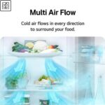 LG NatureFRESH GSLC40PYPE American-Style Fridge Freezer - Prime Silver - Image 6