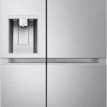 LG NatureFRESH GSLE81BSBC American-Style Smart Fridge Freezer - Brushed Steel