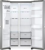 LG UVNano GSLD80PZRD American-Style Smart Fridge Freezer - Shiny Steel - Image 10