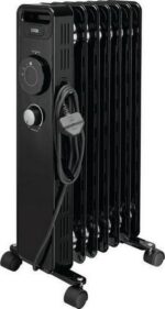 LOGIK L15OFR20 Portable Oil-filled Radiator - Black
