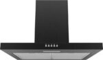 LOGIK L60CHDB21 Chimney Cooker Hood - Black