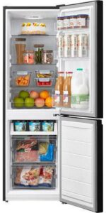 LOGIK LFC50B23 60/40 Fridge Freezer - Black - Image 3