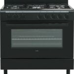 LOGIK LFTG90B18 90 cm Dual Fuel Range Cooker Black