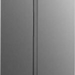 LOGIK LSSBSS23 American-Style Fridge Freezer - Inox