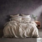Lazy Linen 100% Washed Linen Duvet Cover and Pillowcase Set in 3 colours