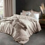 Lazy Linen 100% Washed Linen Duvet Cover and Pillowcase Set in 3 colours - Image 2