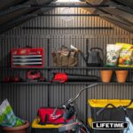 Lifetime 20ft x 8ft (6 x 2.4m) Rough Cut Dual Entry Outdoor Storage Shed - Model 60456 - Image 3