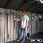 Lifetime 20ft x 8ft (6 x 2.4m) Rough Cut Dual Entry Outdoor Storage Shed - Model 60456 - Image 7