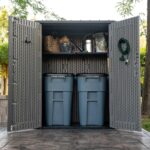Lifetime 4ft 8 x 3ft 2 (1.47 x 0.97m) Rough Cut Vertical 2,060 Litre Storage Shed with Shelves - Model 60375U - Image 3