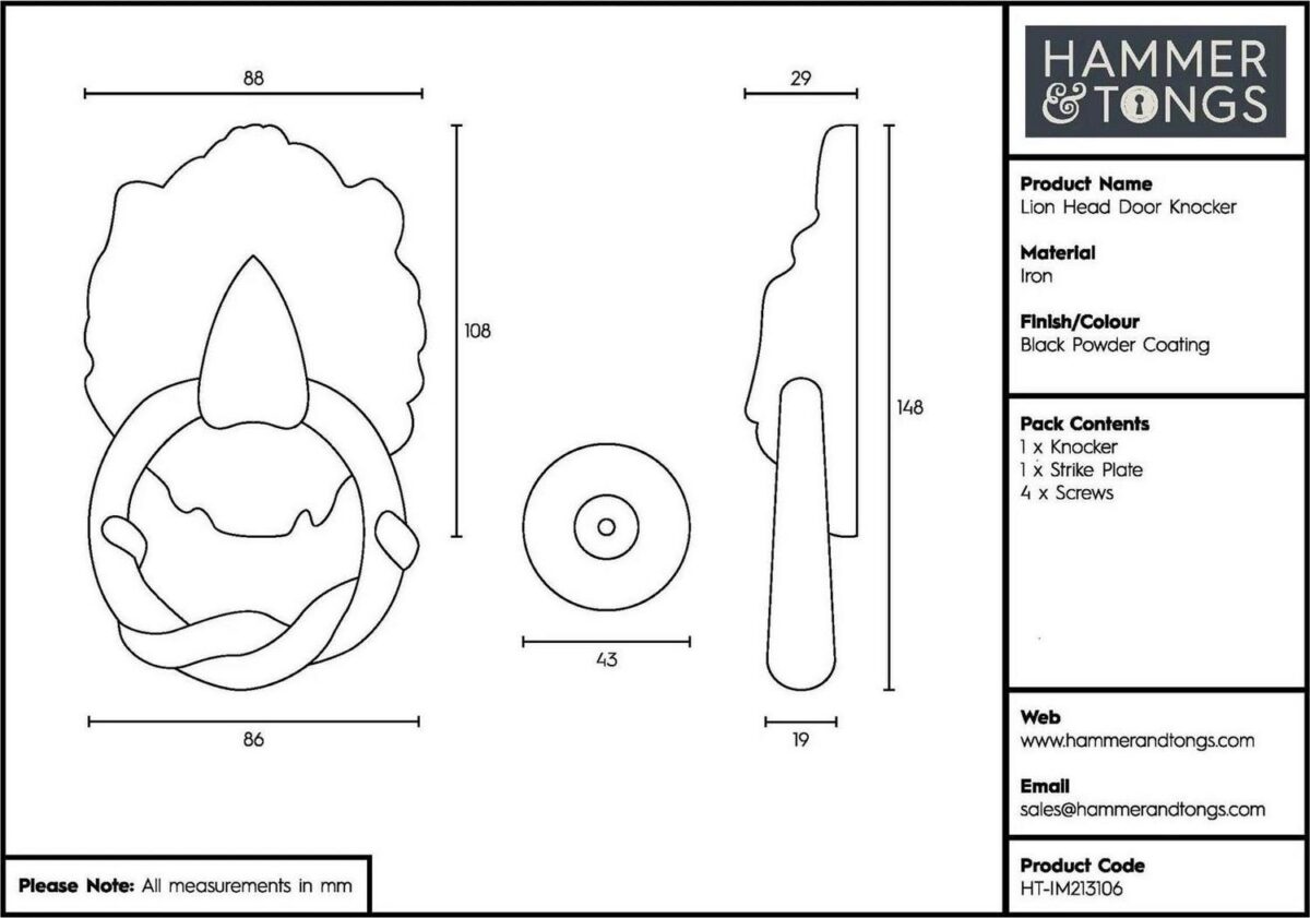 Lion Head Door Knock 6664bfe3f2d2489967243a0194ae1977