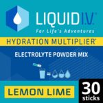 Liquid I.V. Hydration Multiplier Electrolyte Powder Mix Lemon Lime 30 Sachets - Image 2