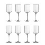 Luigi Bormioli Bach Red Wine Glasses, 400ml, 8 Pack