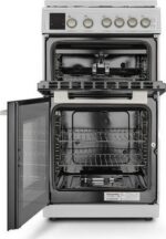 MONTPELLIER MDOG50LW 50 cm Gas Cooker - White and Silver - Image 3